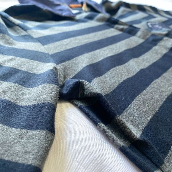 PAUL & SHARK YATCHING NORTH SEA CLUB VINTAGE WOMEN'S NAVY GREY LONG SLEEVE TOP - Picture 7 of 12